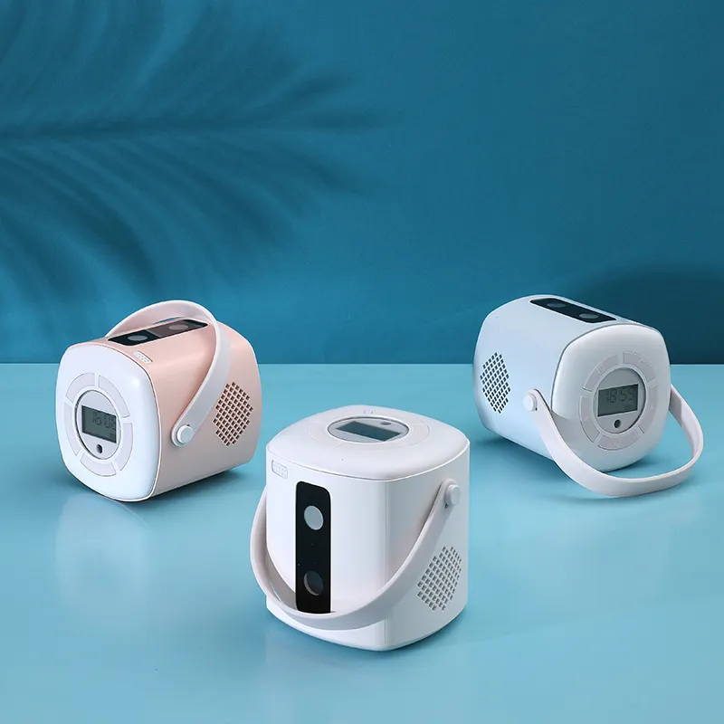 New Arrival Remote Control LED Laser Galactics Sky Projector Star Starry Night Light Projector with Alarm Clock for Kids