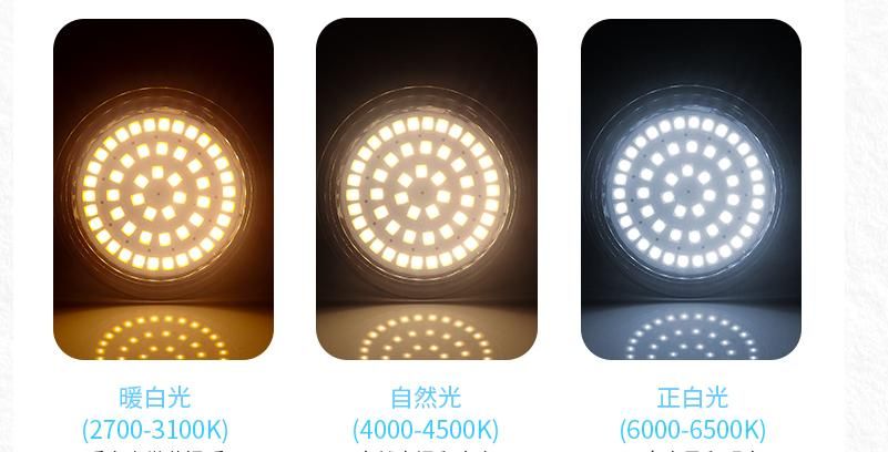 New Factory Price 3W 370-390lm Clear Cover GU10 LED Spotlight