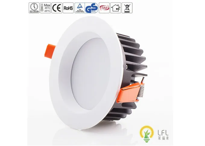 No Flicker CRI> 83 Replaceable Tiltable 4 Inches 20W More Than 100lpw LED Downlight for Hotels Apartments 5 Years