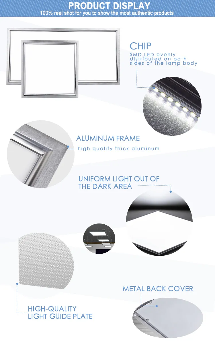 Panels LED 600X600 LED Panel Light 36W 40W 48W