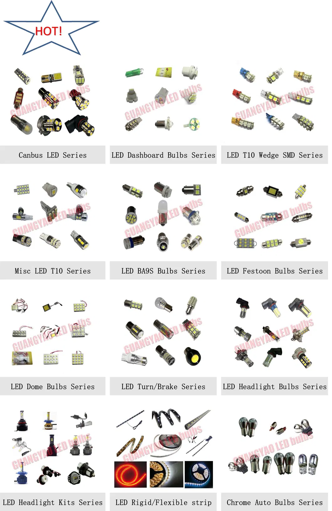 Pinball LED Lamps 44/47 Ba9s-1LED, Arcade Machines 44/47 Ba9s Indicator Bulb, LED Ba9s T4w Auto Bulbs