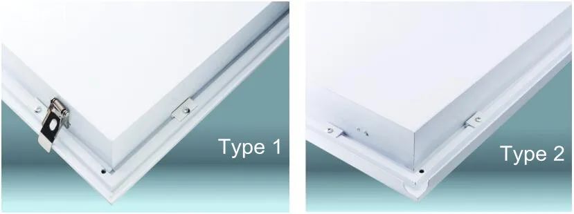 Recessed LED Panel Lighting Square Ceiling Troffer Retrofit Light 2X2 FT 600X600mm 36W/40W 6000-6500K Cool White 120lm/W