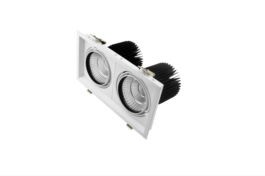 Rectangle 2X30W LED COB Grille Light