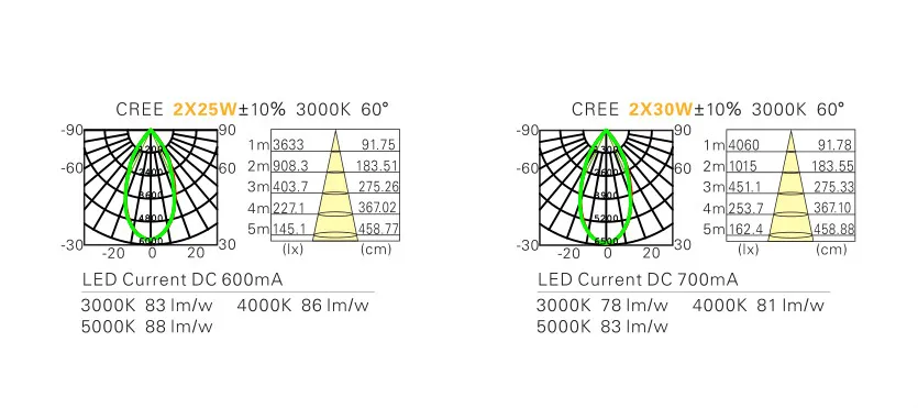Shenzhen Factory Supply 3X25W LED Grille Light COB