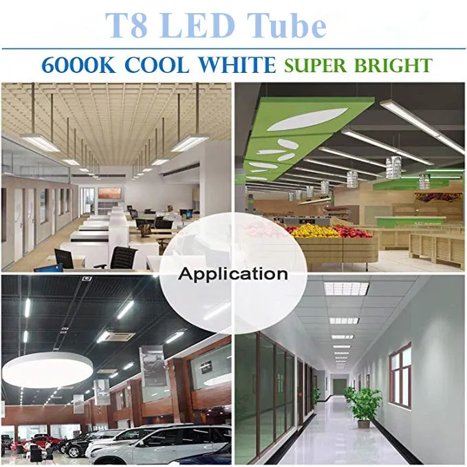 T8 4FT 18W 22W LED Tube with AC85-265V 100-120lm/W LED Tube Light 4FT