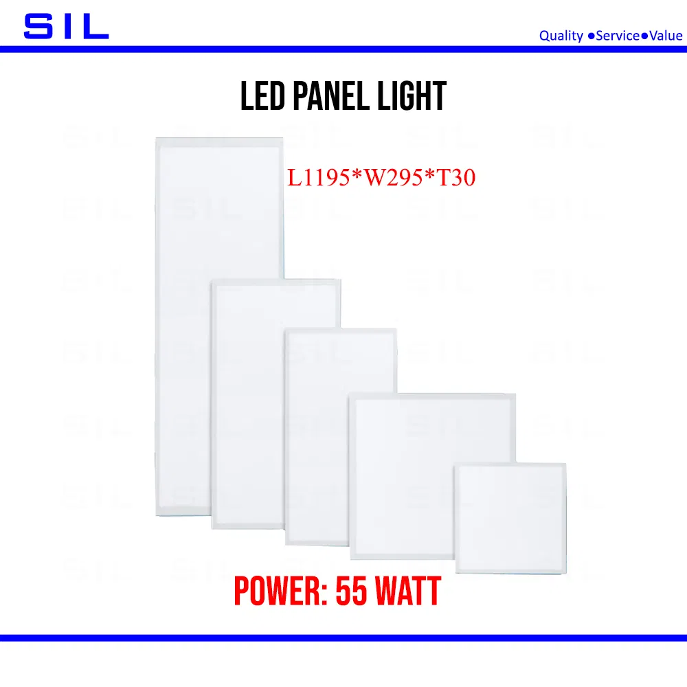 Ultra Slim Panel Light High Quality 55W 1195*295 Size Indoor Lighting LED Panel Light