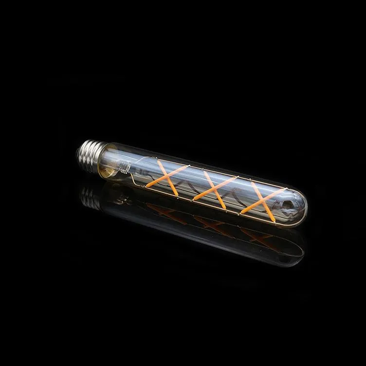 Warm White 2200K 3500K T30 185mm Filament Bulb Dimmable