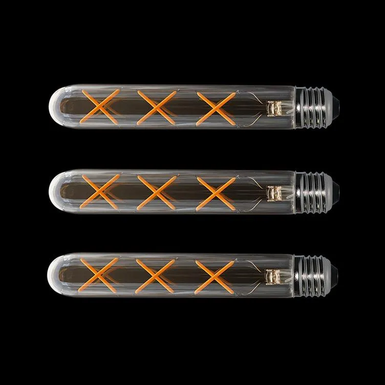 Warm White 2200K 3500K T30 185mm Filament Bulb Dimmable