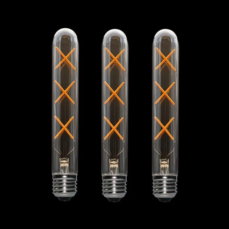 Warm White 2200K 3500K T30 185mm Filament Bulb Dimmable