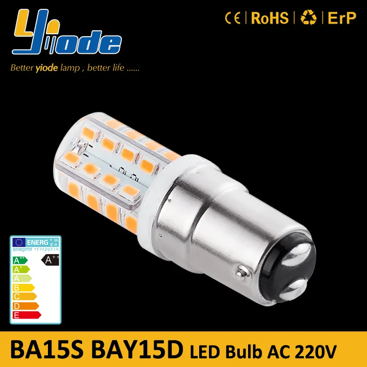 Warm White Ba15D Bayonet 1156 1157 220V Silicone LED Bulb