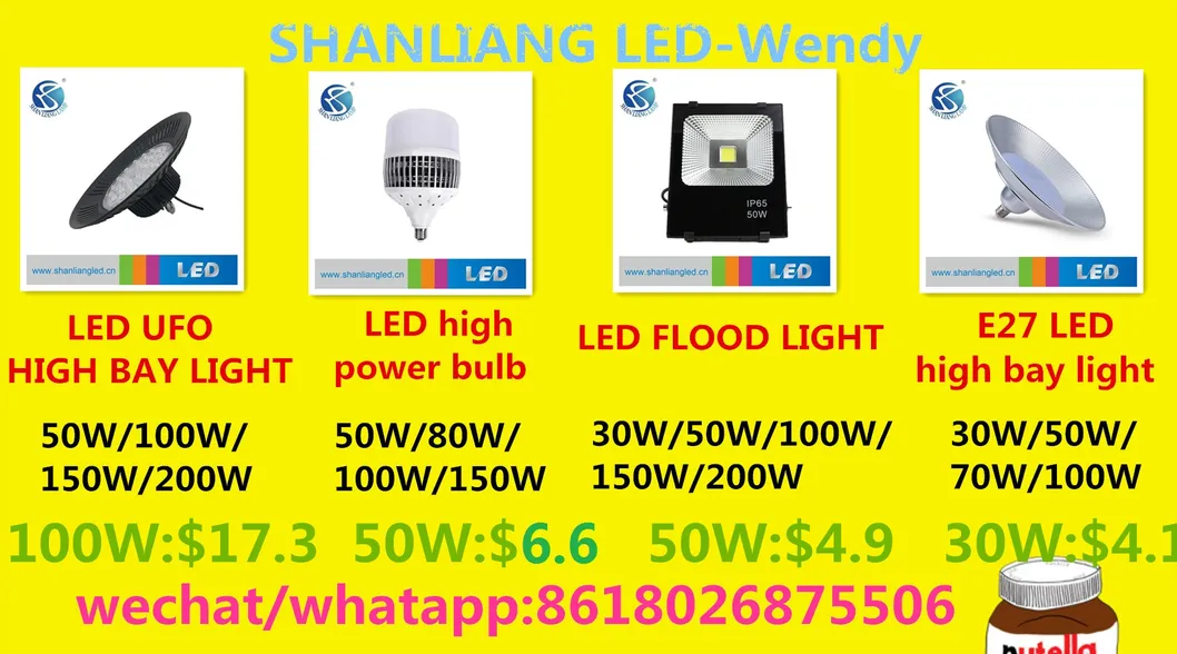 Workshop Industrial 50W 100W 150W 200W UFO LED High Bay Light