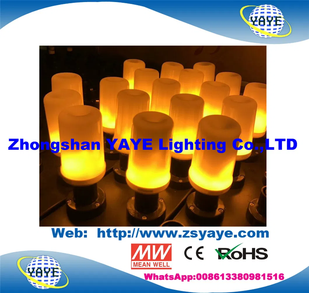 Yaye 18 New! ! Popular! ! Fire Effec Light LED Flame Bulb Dynamic Corn Moving E27 Flickering Lamps