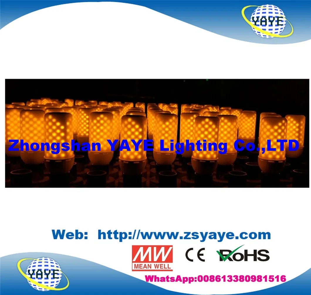 Yaye 18 New! ! Popular! ! Fire Effec Light LED Flame Bulb Dynamic Corn Moving E27 Flickering Lamps