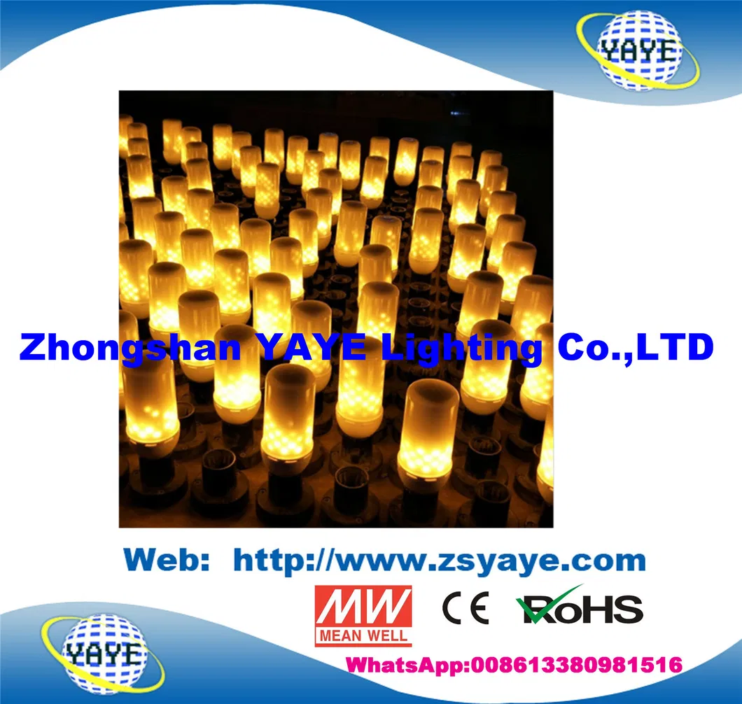 Yaye 18 New! ! Popular! ! Fire Effec Light LED Flame Bulb Dynamic Corn Moving E27 Flickering Lamps